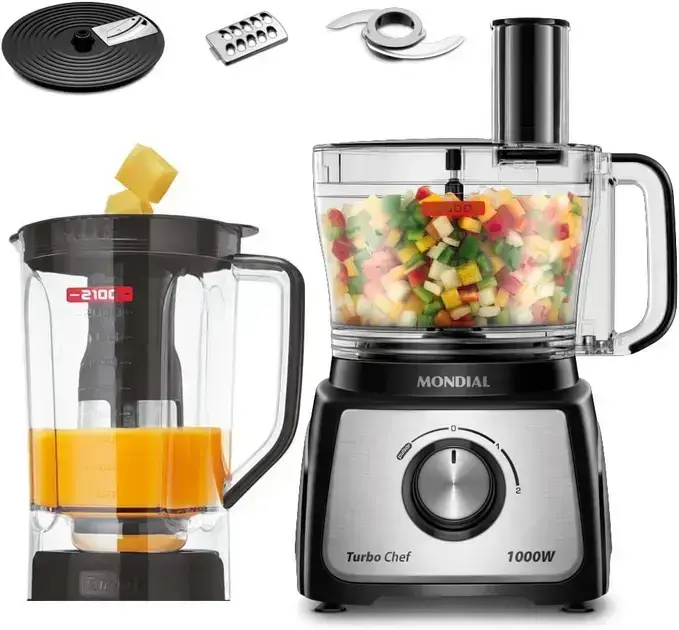 1. Multiprocessador Turbo Chef 5 em 1 - Mondial