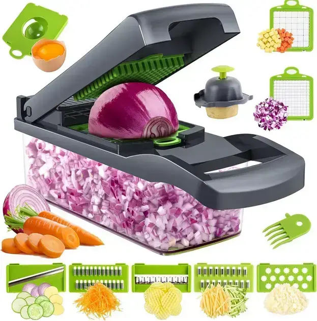 4. Cortador e Fatiador de Vegetais 12 em 1 - GIB Cleaningtool