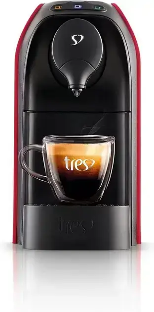 7. Cafeteira Espresso Passione Vermelha 220V - TRES 3 Corações