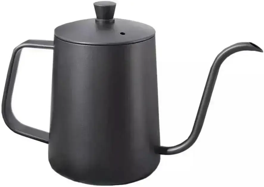 1. Bule Bico Fino Inox Black 600ML - Mimo Style