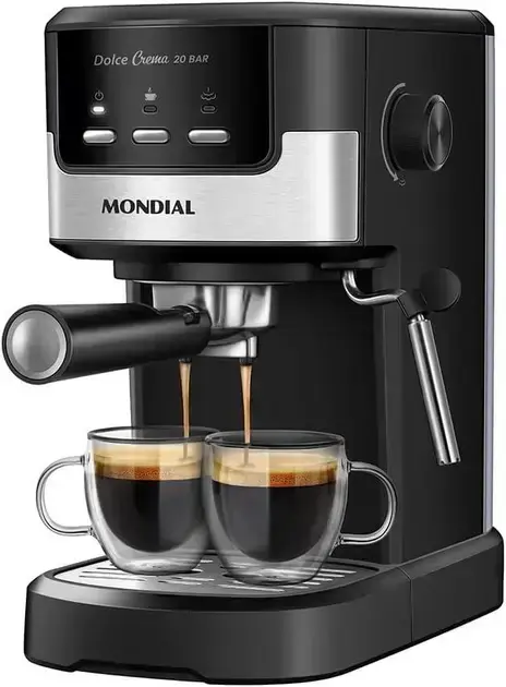 1. Cafeteira Espresso Dolce Crema 20 Bar - Mondial