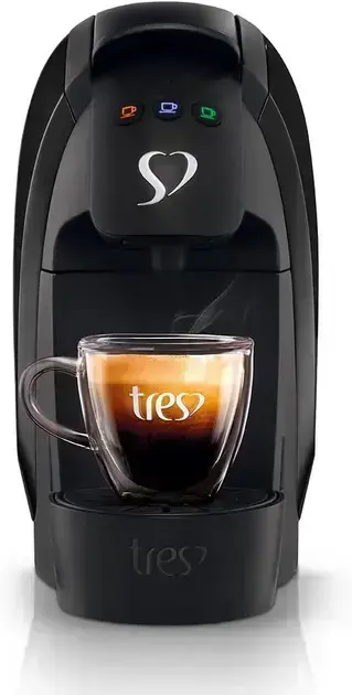 3. Cafeteira Espresso Luna Preta - TRES 3 Corações