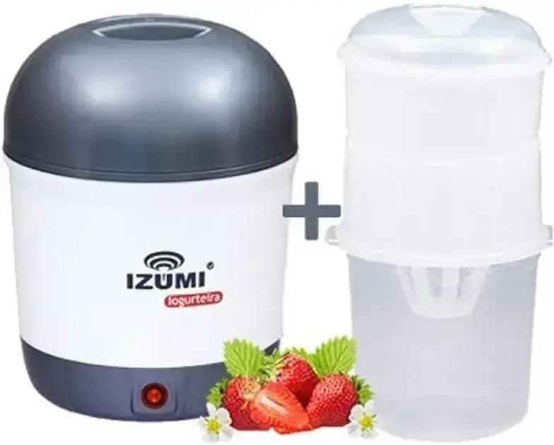 4. Iogurteira Elétrica Cinza + Dessorador - Izumi