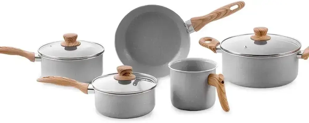 4. Jogo de Panelas 5 Peças Ceramic Life Easy - Brinox