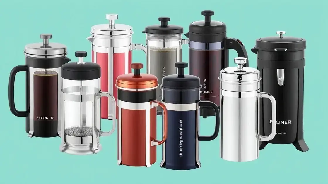 Melhor Cafeteira Francesa: as 5 melhores em 2025 Melhor Cafeteira Francesa: As 5 Melhores Opções em 2025